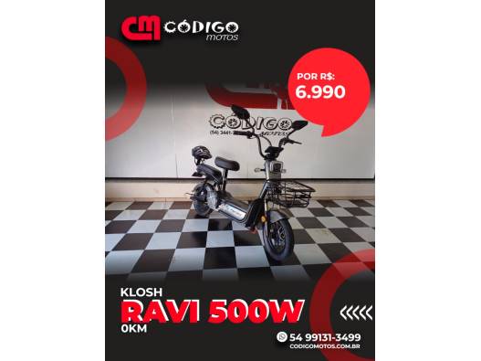 KLOSH - RAVI 500W - 2026/2026 - Verde - R$ 6.990,00