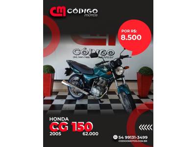 HONDA - CG 150 - 2005/2005 - Verde - R$ 8.500,00