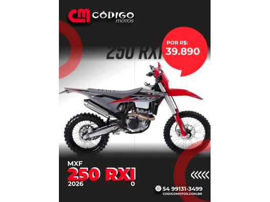 MXF - 250 RXI - 2026/2026 - Cinza - R$ 39.890,00