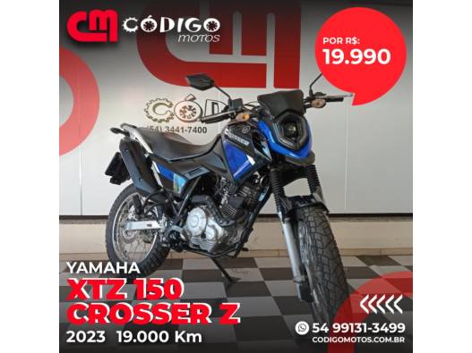 YAMAHA - XTZ 150 - 2023/2023 - Azul - R$ 19.990,00