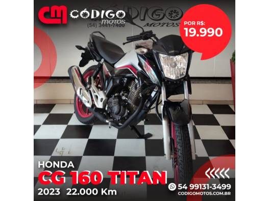 HONDA - CG 160 - 2023/2023 - Prata - R$ 19.990,00