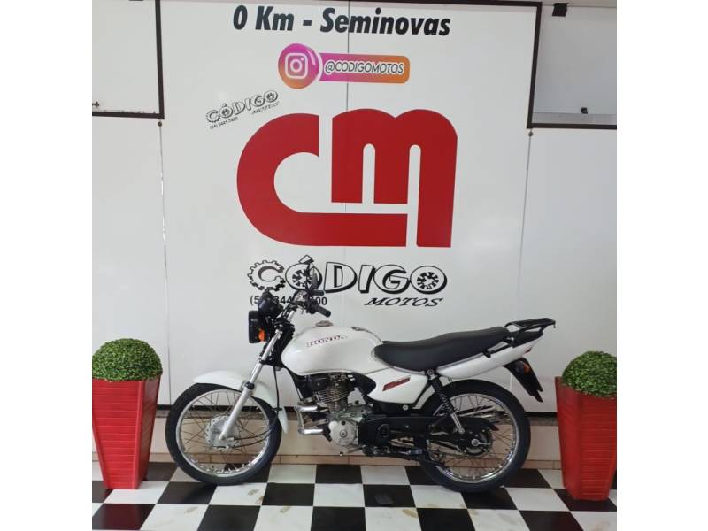 HONDA - CG 125 - 2008/2008 - Branca - R$ 8.300,00