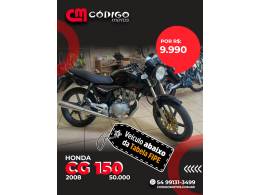 HONDA - CG 150 - 2008/2008 - Preta - R$ 9.990,00