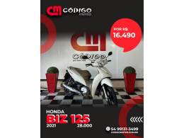 HONDA - BIZ 125 - 2021/2021 - Branca - R$ 16.490,00