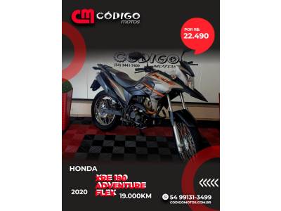 HONDA - XRE 190 ADVENTURE FLEX - 2020/2020 - Prata - R$ 22.490,00