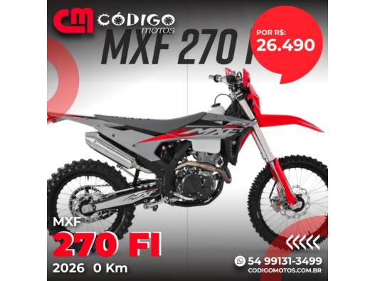 MXF - 270 FI - 2025/2026 - Cinza - R$ 26.490,00