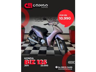 HONDA - BIZ 125 - 2011/2011 - Rosa - R$ 10.990,00