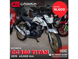 HONDA - CG 160 - 2019/2019 - Prata - R$ 16.600,00