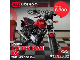 HONDA - CG 125 - 2012/2012 - Vermelha - R$ 8.700,00