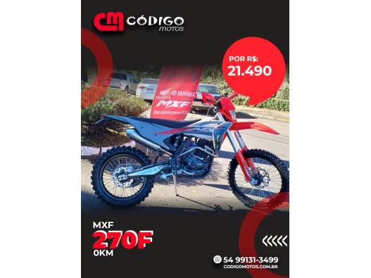 MXF - 270F - 2026/2026 - Cinza - R$ 21.490,00