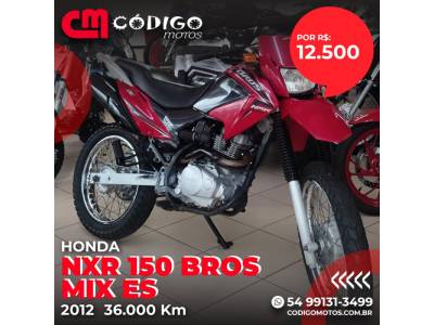 HONDA - NXR 150 - 2012/2012 - Vermelha - R$ 12.500,00